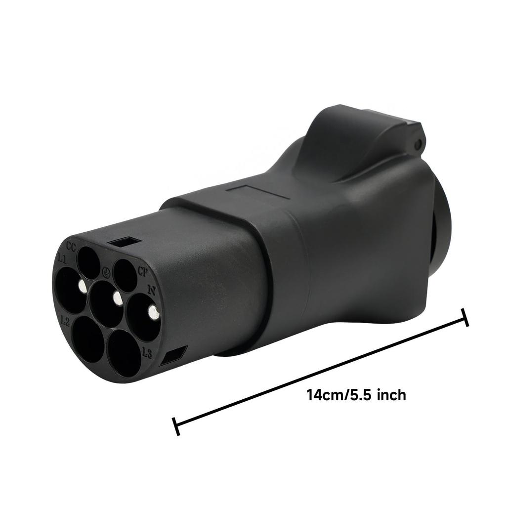 Entladestecker Typ 2, EV-Ladestationskonverter, Steckeradapter, 16 A, IEC62196