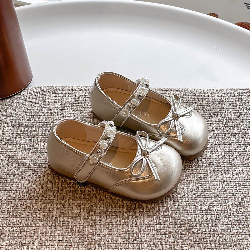 Girls' 2026 Summer Retro French Mary Jane Leather Shoes