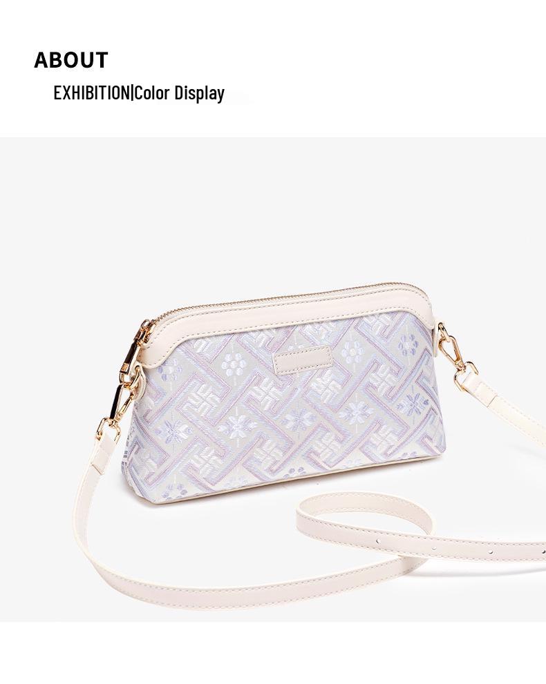 Guangxi Zhuang Brocade 2026 Women's Crossbody Bag: Fashionable, Versatile, Chinese-Style Shoulder Bag for Ladies
