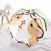 1pc Guinea Pig Automatic Opening/Closing Umbrella with Operation & Windproof Canopy - Folding Design, Holiday Gift Yy260225113