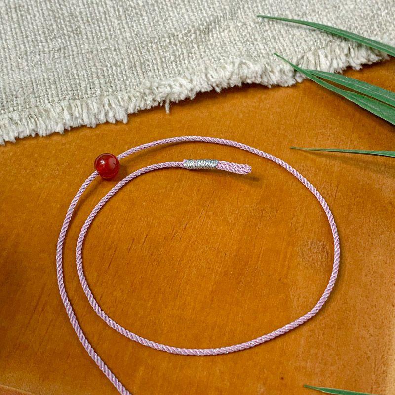 DIY Extremely Fine 1mm String Lucky Beads Anklet Carrying Strap