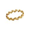 Fresh Wheat Ear Stackable Titanium Steel Ring for Women - Japanese Korean Inspired Fashion