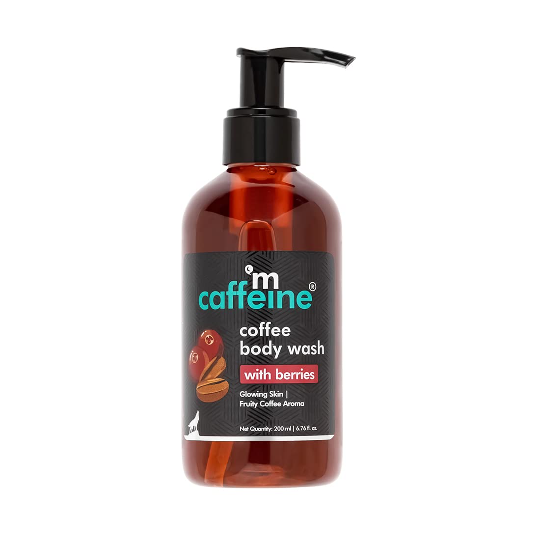 

Mcaffeine Coffee Body Wash With Berries De Tan Deep Cleansing Shower Gel For Skin Types Energizing Fruity Aroma 200 Ml