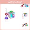 Adorable Cartoon Magic Number Circus Keychain Perfect For Gift Bags