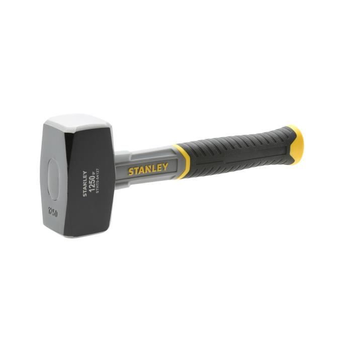 Massette STANLEY manche fibre de verre - 1250 g - Standard - Gris