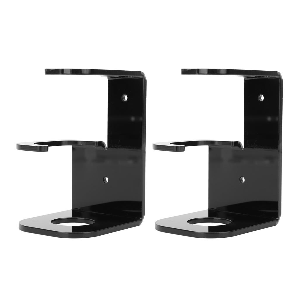 2PCS Lightsaber Wall Mount Stand Acrylic Vertical Displaying Light Saber Holder Rack for Home