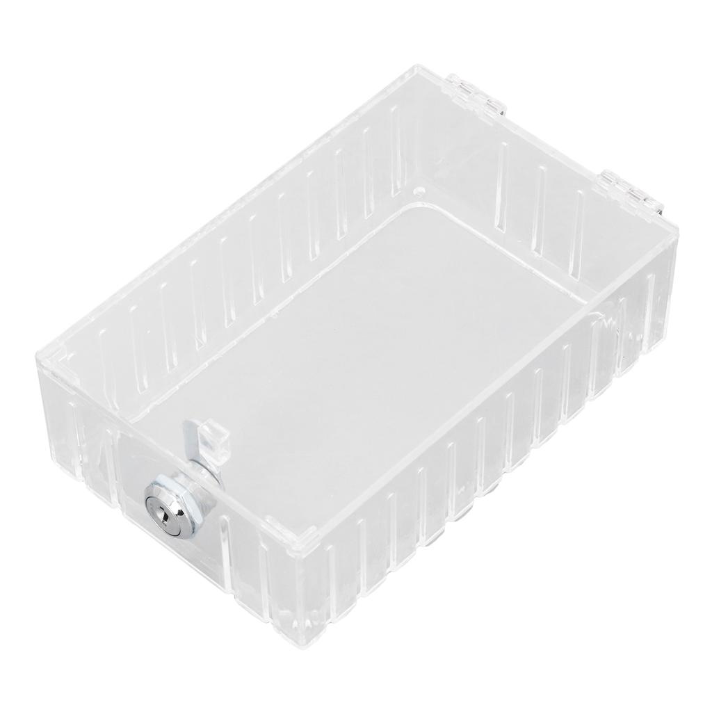 Thermostat Lock Box with Keys Clear Acrylic Protective Cover for Home Or Commercial Temperature