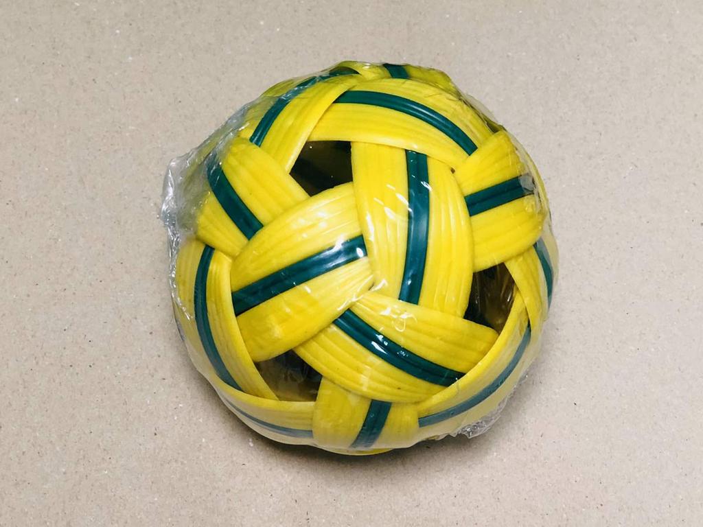 Sepak Takraw Ball, Rattan Ball, Foot Volleyball, Thai Sports (Green)