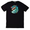 T-Shirt Tribal Dragon Drachen Drache Tattoo Mystical Motif CottonWill Be Opened In a New Window or Tab