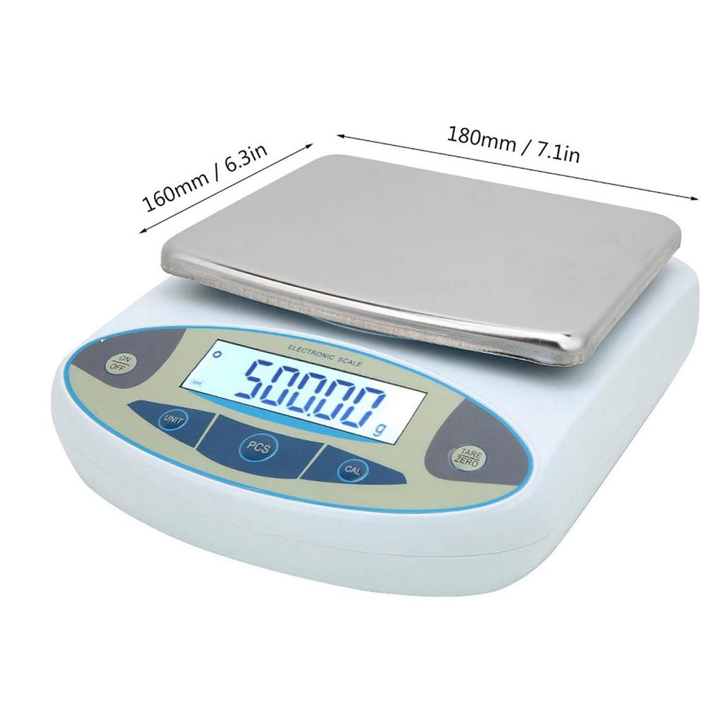 Digital Scale 5000g 0.01g Accuracy Jewelry Scale Electronic Balance for Machining Tasks and Projects Electronic Balance