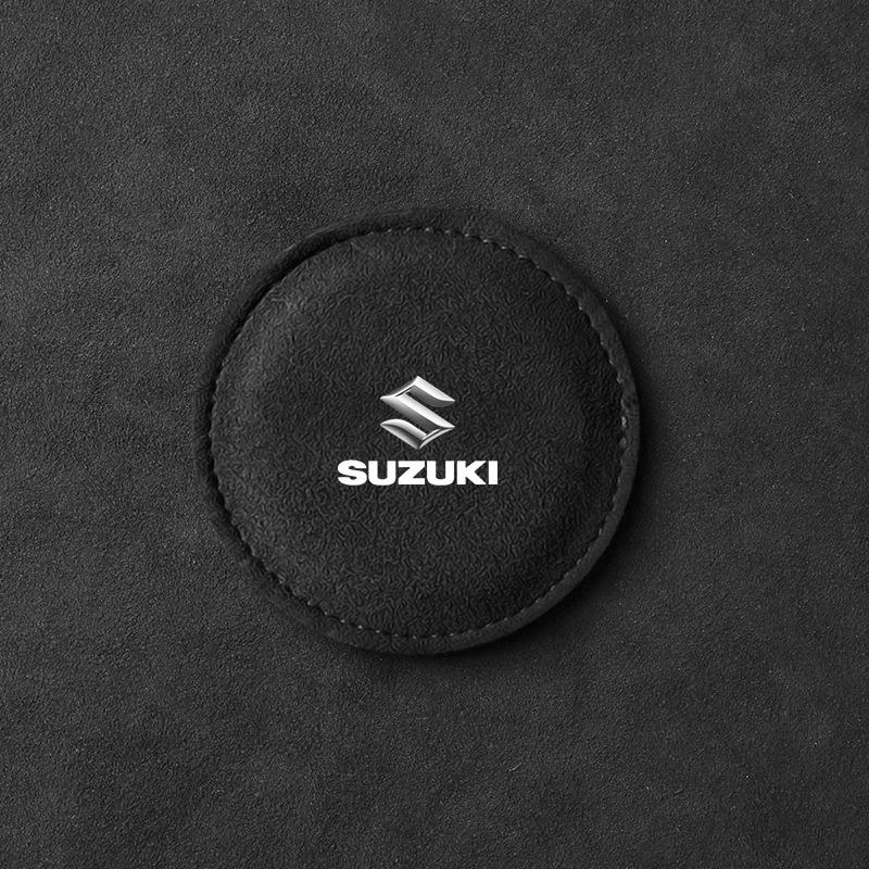 

Підставка в підсклянник автомобіля PU шкіра слот протиковзкий килимок-підставка емблема для Suzuki GSR GSR750 GSR600 SV 650 Swift Jimny Grand Vitara Samurai Spacia Liana 2Pcs чорний