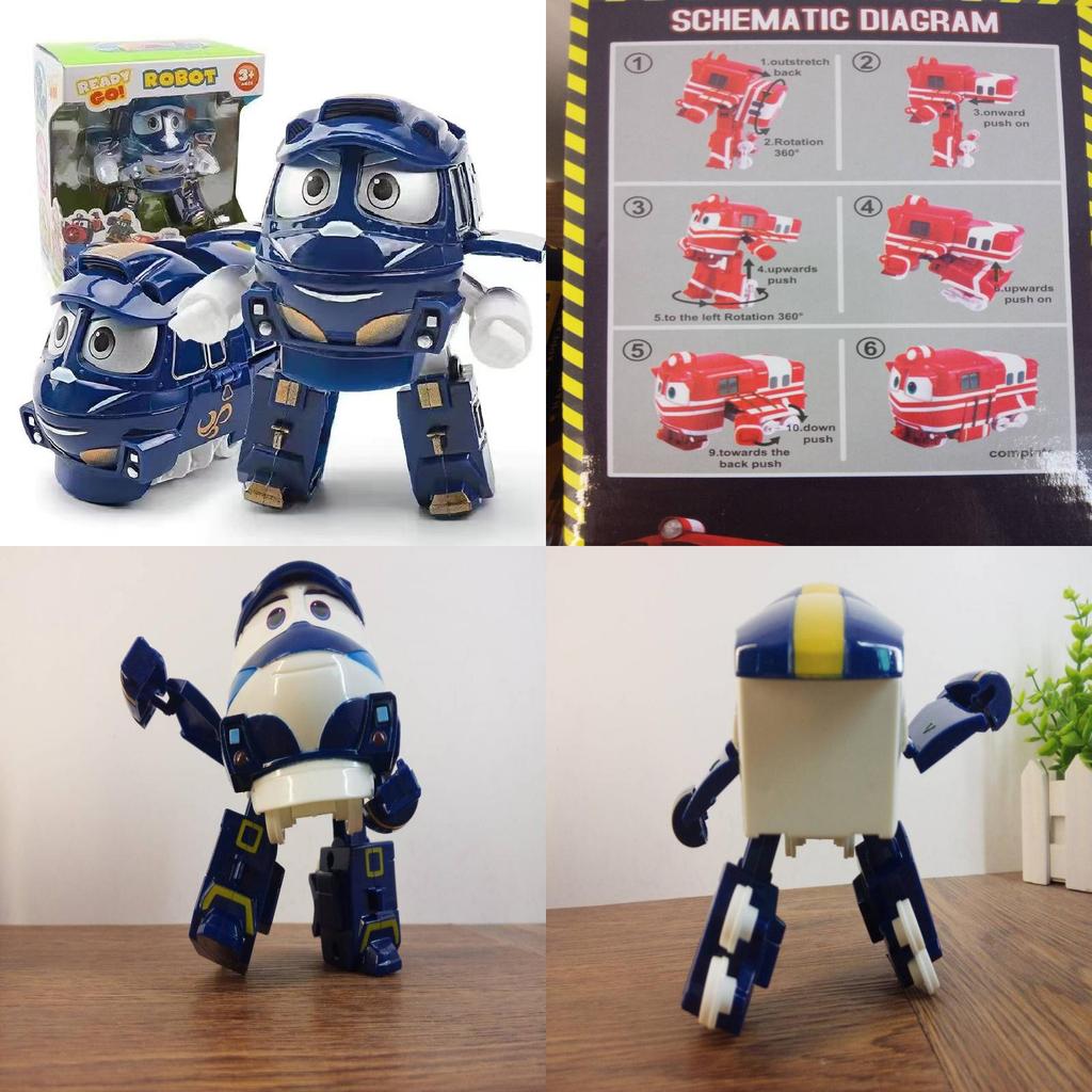 Robot Trains Rt Kay Transformer Train Figure Korean Animation Toy For Kids