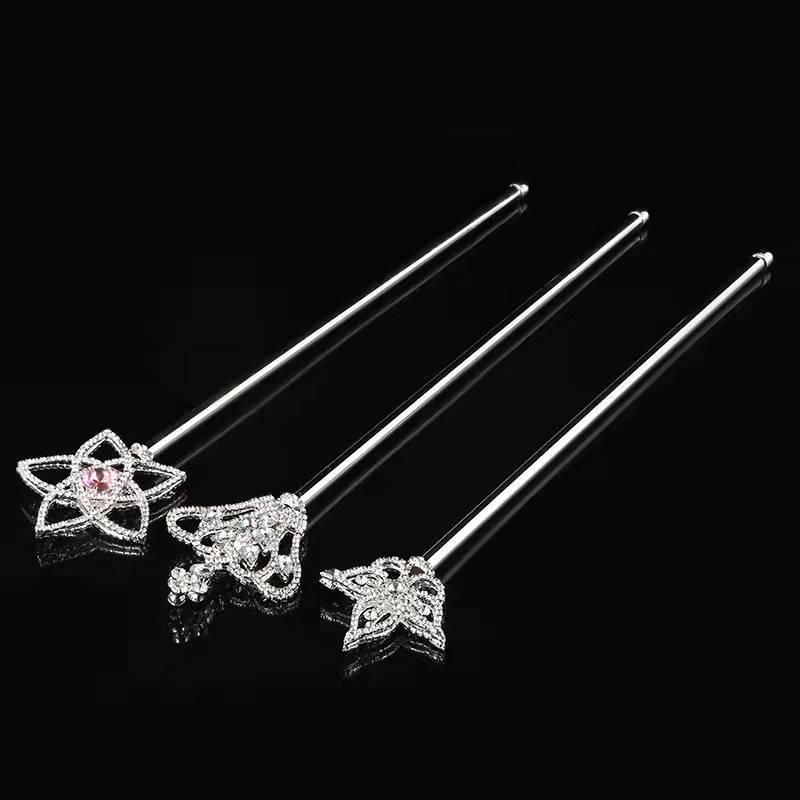Princess Rhinestone Star Scepter Crown Fairy Wand