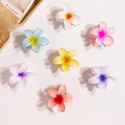 1 τεμ. Flowers Κλιπ μαλλιών Claw Plastic Girls Hairpin Crab Summer Beach Party Κορεάτικα αξεσουάρ μαλλιών Δώρο γενεθλίων γάμου