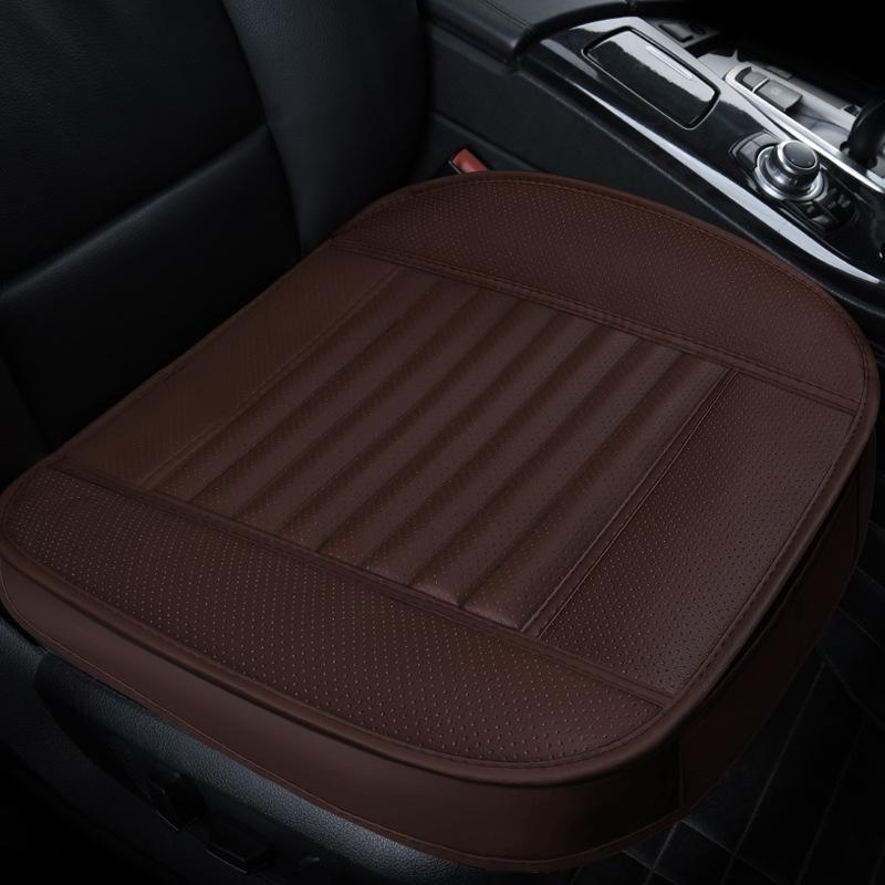 Almofada de Assento de Carro Perfurada em Couro Integral para Todas as Estações - Compatível com Rav4, Corolla, Hilux, CRV, F150.