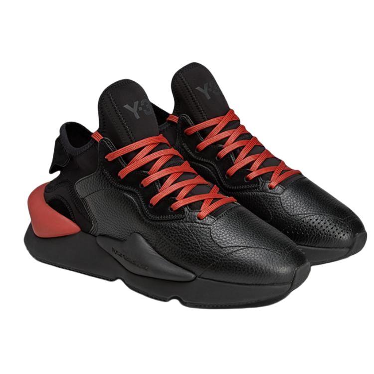adidas נעלי סניקרס יוניסקס Y-3 Kaiwa Black Tribe Orange JR4199