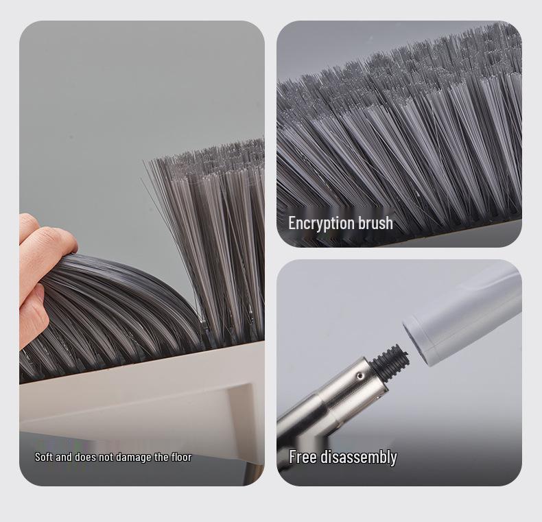 Dapeng 50cm High-Grade Indoor/Outdoor Broom with Long Handle - Thickened, Durable, Large Size