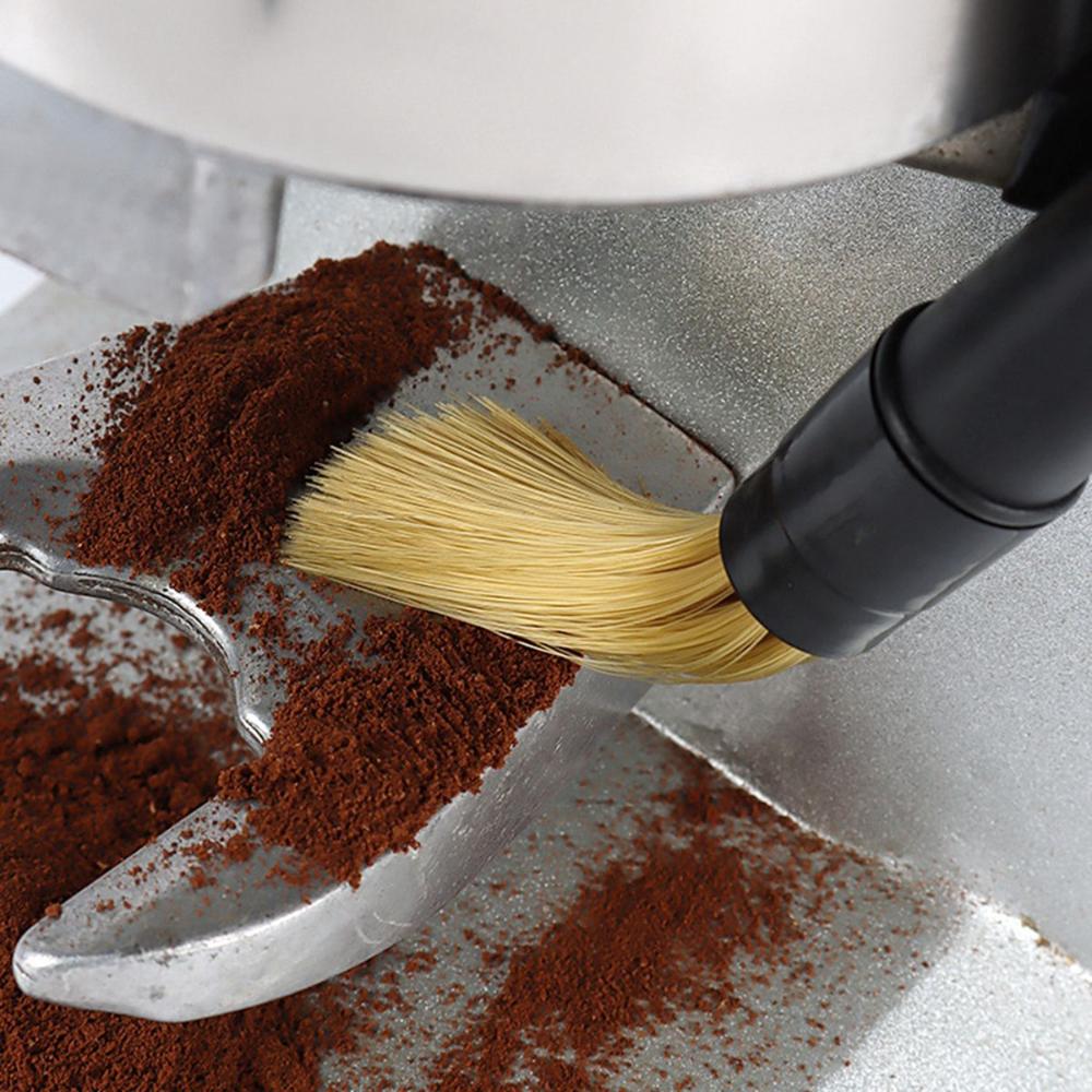 Double Head Coffee Grinder Brush Cleaning Tool Coffee Machine Accessories Espresso Cleaner