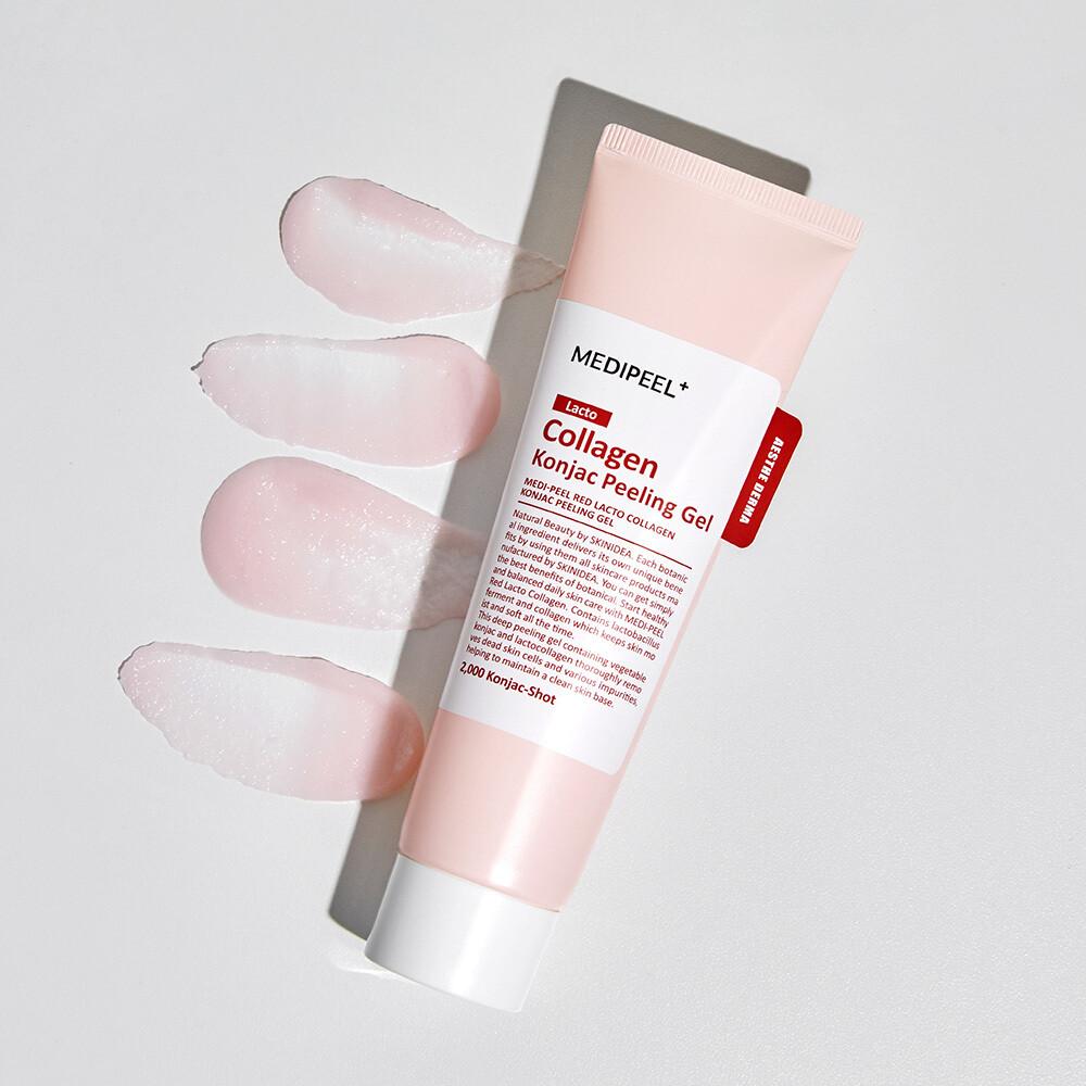 MEDI-PEEL Red Lacto Collagen Konjac Peeling Gel 95mL Special Set (+Red Lacto Foam Cleanser 15mL)