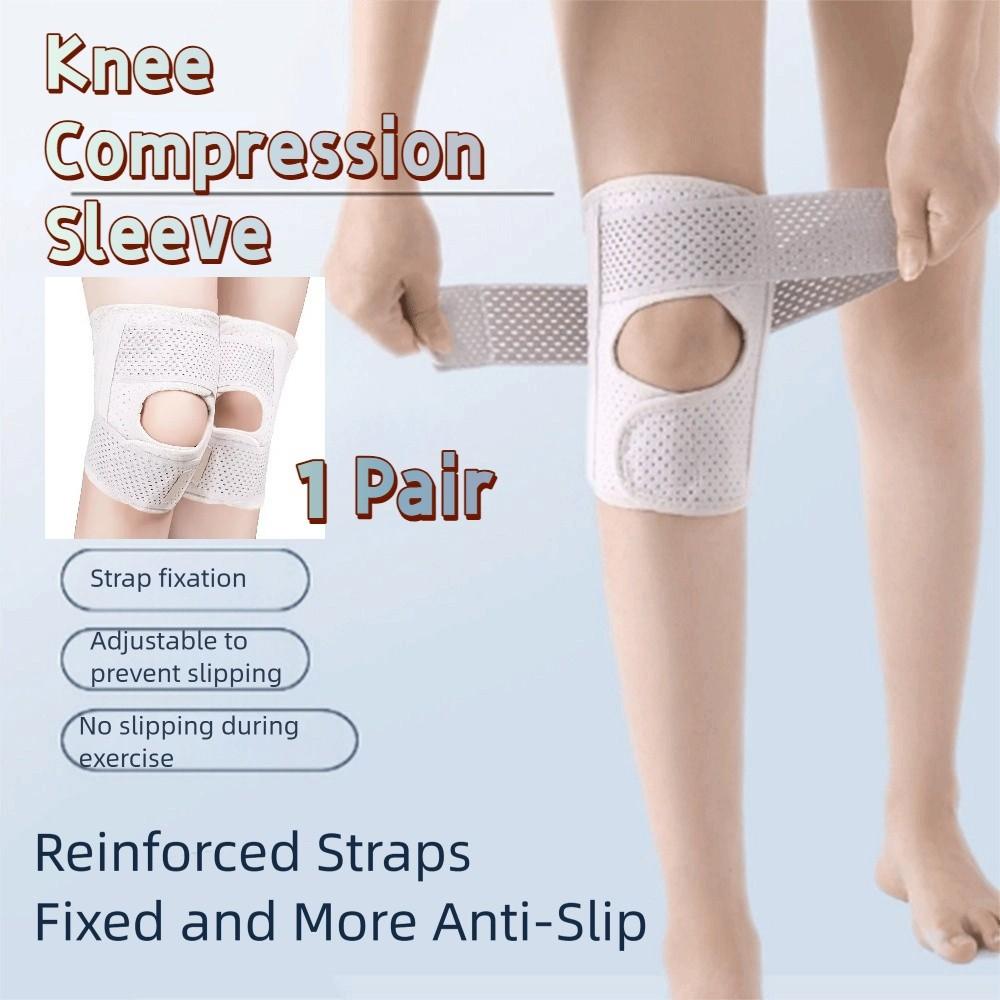 Adjustable Elastic Knee Wrap Breathable Knee Support Pads Knee Compression Sleeve  Support Brace