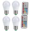 45W LED RGB Bulb Light Colorful Changeable Remote Control Lamp for Bedroom Stairway Bar 85V265V(RGB Warm White 3000K