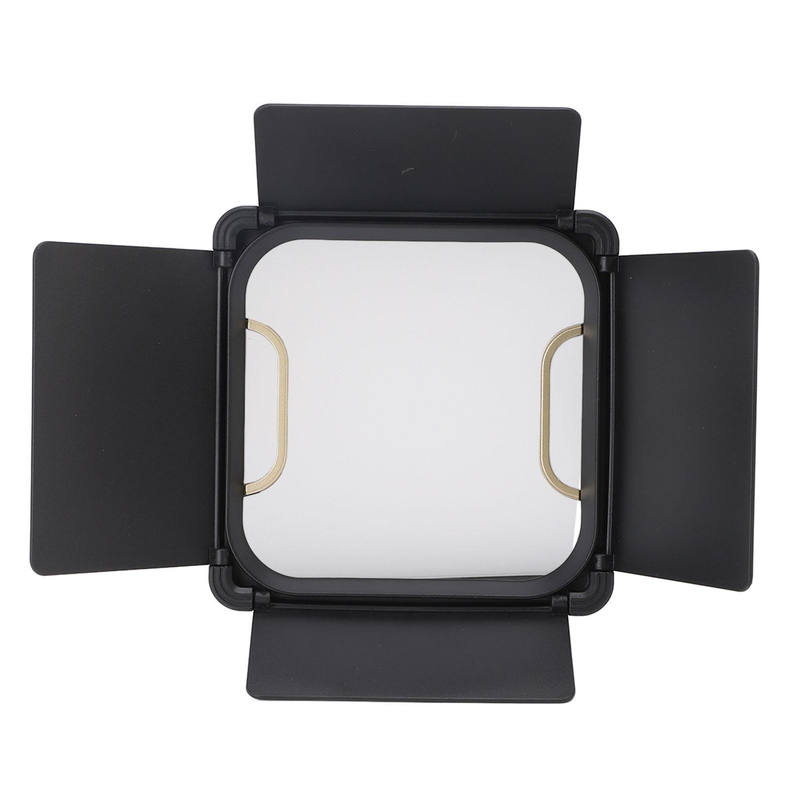 

LED Video Light Panel with Barndoor 138LEDs 30W CRI 95+ 2500K-9000K 5 Levels Brightness LED