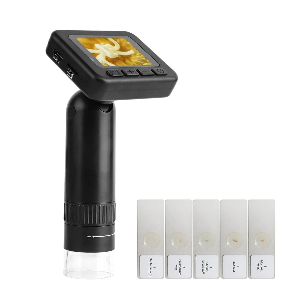 Handheld Digital Microscope for Adults 1000X Magnification Portable Microscope for Kids 2.0 Inch IPS Screen 32M Photo