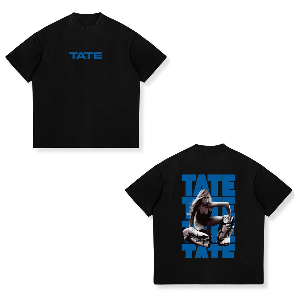 Tate McRae Think Later Tshirts Pop Singer 2025 Tour Merch Crewneck Short Sleeve Tee Unisexs Women Streetwear Fashion Clothes Tops