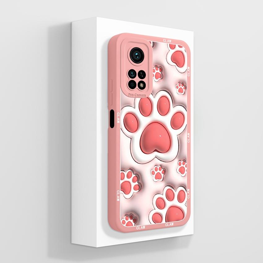 Handyhülle für Xiaomi Mi 10T 11T Pro Lite Mi 10 11 11X 11i Aromatische Blumenmuster Flüssigsilikon Weiche Stoßstange Stoßfeste Hülle für Xiaomi Stoßstangen-Taschen