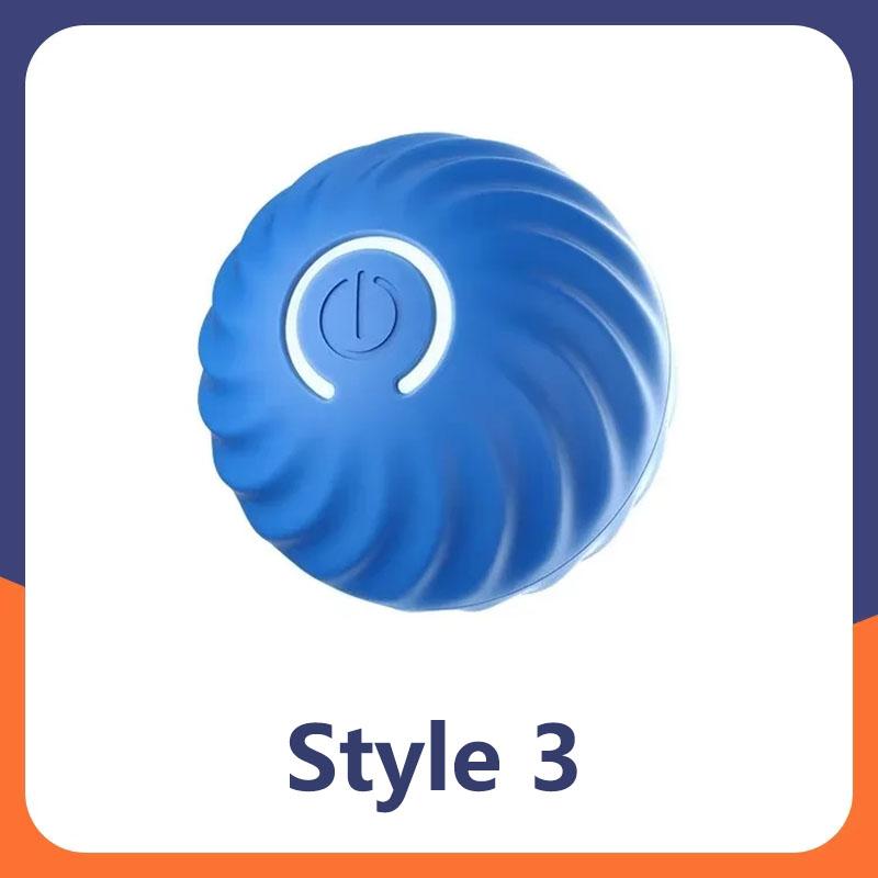 1PCS Dog Toys Intelligent Gravity Jump Ball Rechargeable Bite-Resistant Rolling Ball Cat And Dog Chase Interactive Pet Toys