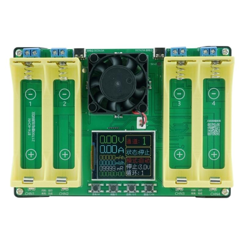Professional Independent 4 Channel Battery Tester for Simultaneous Charging Discharging and Accurate Measurement
