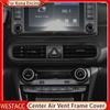 Car Center Klimaanlage A/C Vent Cover Zierrahmen für Hyundai Kona Encino Kauai 2017 – SUV-Innenraum