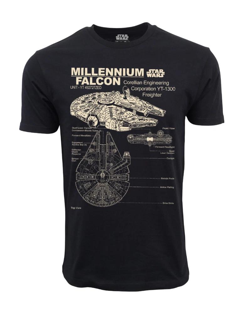 Starwars Corellian Fighter Graphic T Shirt S
