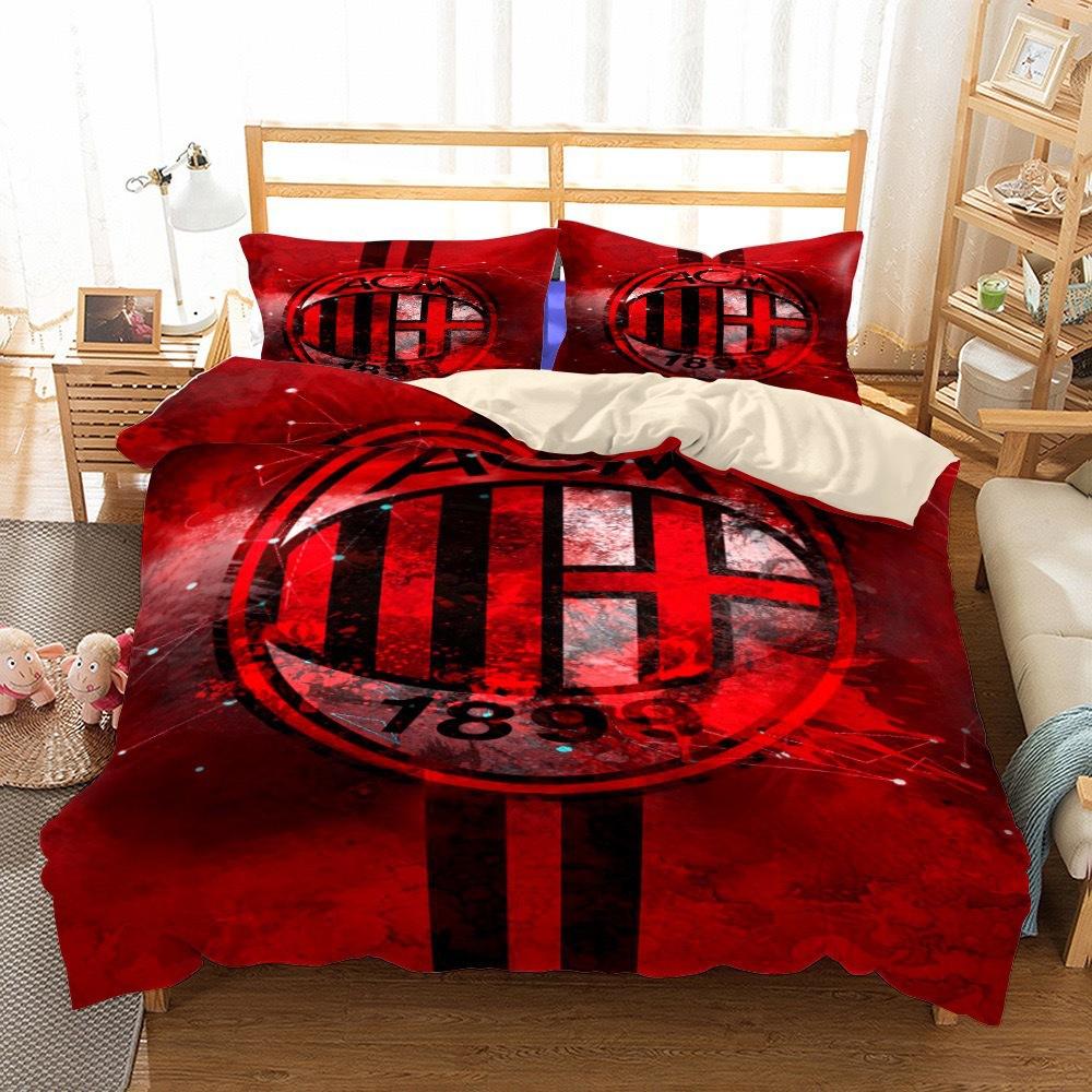 Bedding Four-Piece Set, Digital Printing Bedding, Football Basketball Quilt Cover Printing