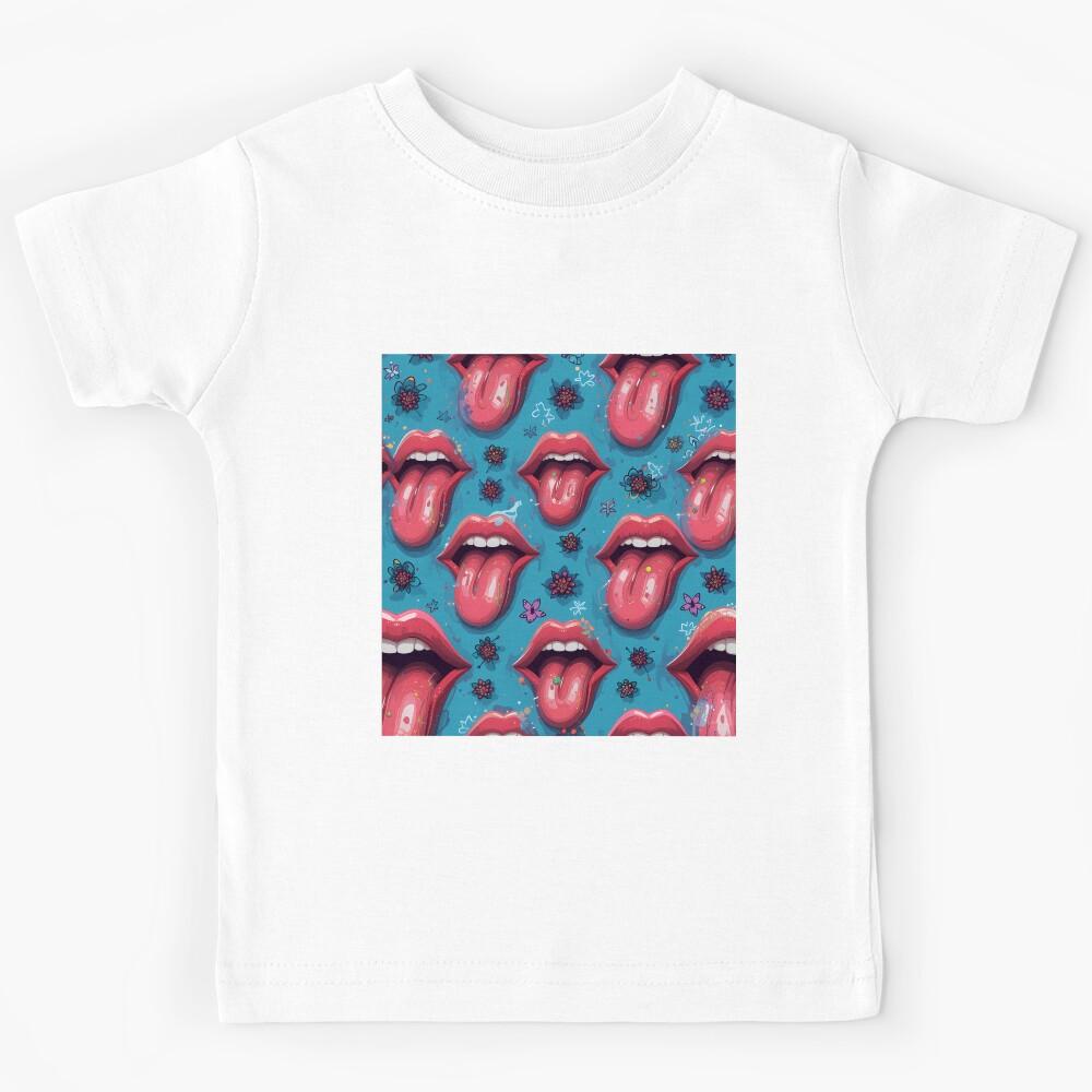 Pop Art Dark Fantasy Abstract Pattern Artistic Colorful Kids T-Shirt 130