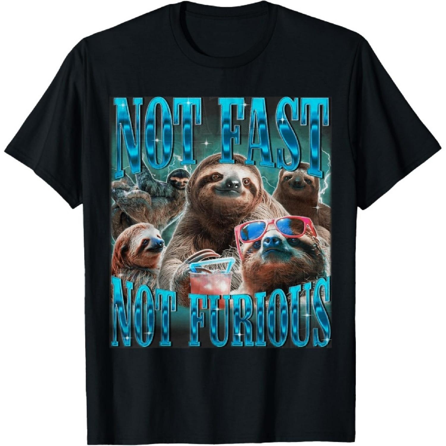 Not Fast Not Furious T-Shirt2 XXXXXL разноцветный