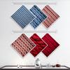 Cleaning Cloth Reusable Kitchen Dish Towels Eco-friendly Microfiber Knitted Print Dishcloths Lint Free Washable Duster Rags Tea Towels 9*7inch
