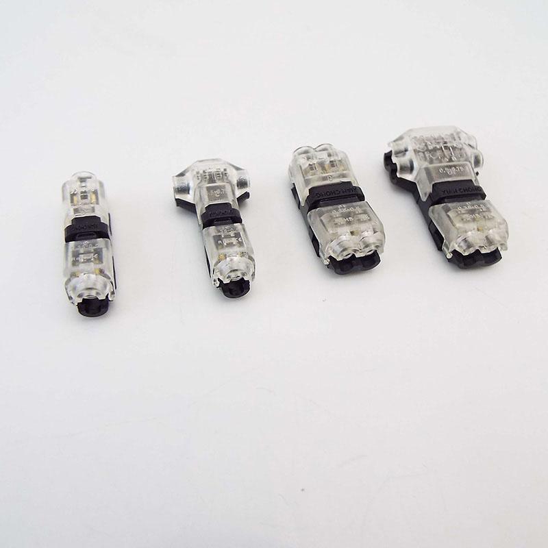 10pcs electric Wire Connector T type Quick Splice Electrical Cable Crimp Terminals for Wires Wiring 22-18AWG LED Car Connectors