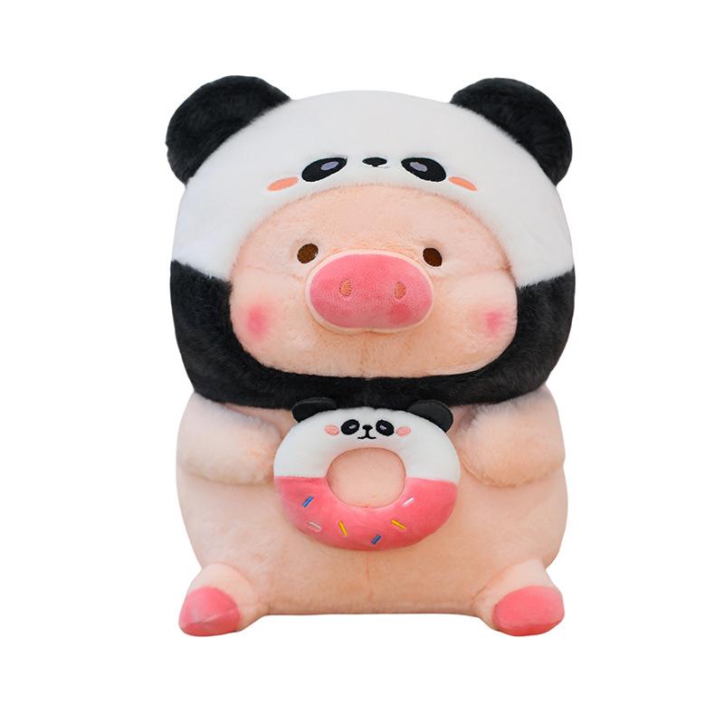 Donut Lulu Pig Plush Toy Panda Transformation Piglet Doll Children's Sleeping Pillow Gift