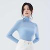 Women's 100% Pure Wool High-Neck Slim Fit Sweater FXKY8802