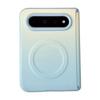 Hinge Dual Magnetic Gradient Leather Texture Phone Case