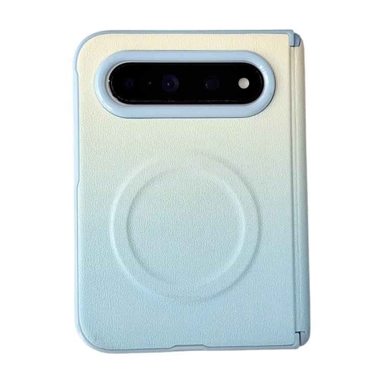 Hinge Dual Magnetic Gradient Leather Texture Phone Case
