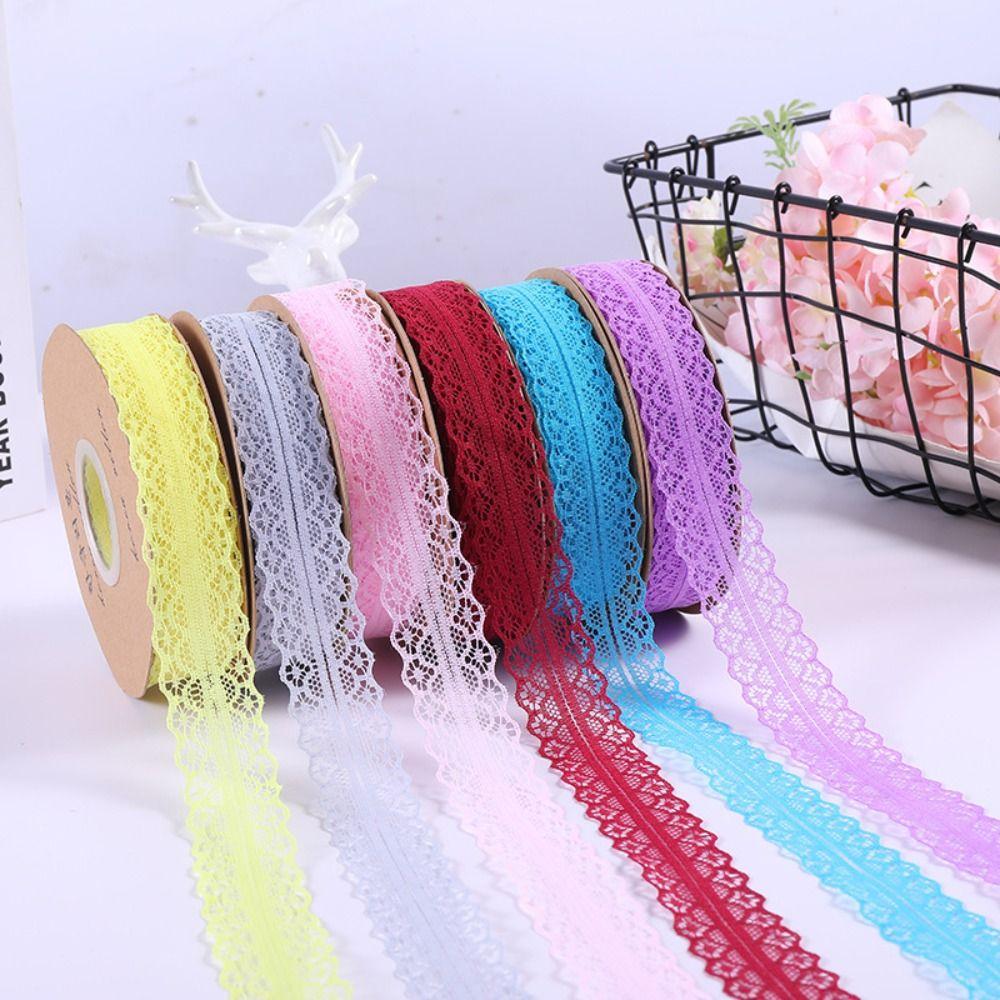 Crafts Bow 3cm  Lace Ribbon Wide Ribbons DIY Gift Wrap Lace Satin Ribbons  Wedding Party Decoration