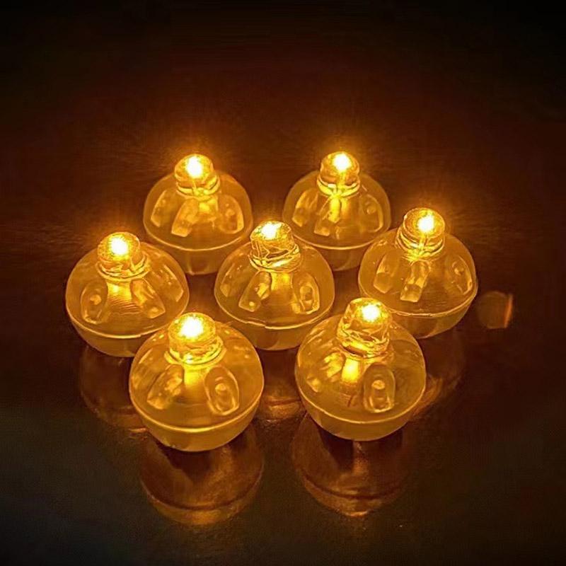 50/100PCS Round Balloon Lights LED Flash Colorful Luminous Lamps Mini Tumbler Ball Light for Christmas Wedding Party Decoration