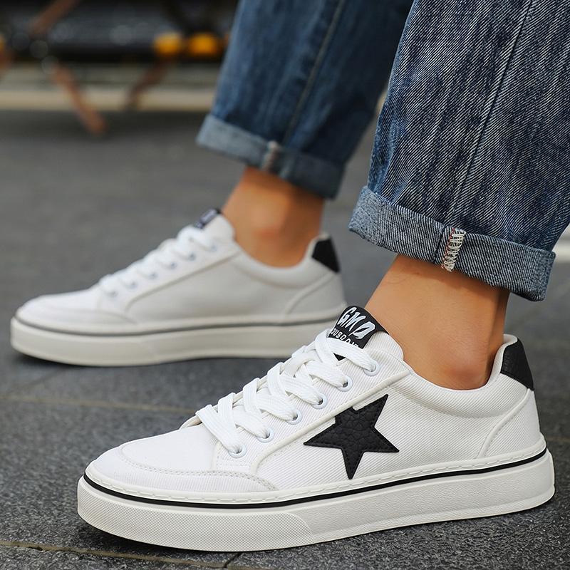 New Men's Classic Four Seasons Fashion Low Top Skateboarding Shoes Comfortable Soft Sole Sneakers