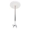 Hair Dryer Stand Stainless Steel Telescopic Pole Adjustable Rotatable Angle Floor Blower Holder for Bathroom