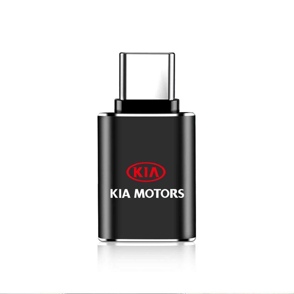 2026 Hot Car Sticker 3.0 USB Type C Adapter Converter Phone Charging For KIA Sportage Ceed Sorento Cerato Optima Picanto Rio Sou
