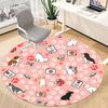 1pc Pet Vet Office Round Area Rug,  Mat Suitable ForOffice, Under Office Chairs Bedroom Living Room Home Decor, Room Deco