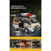 1/24 Mitsubishi Delica Mini Off Road VAN RV Alloy Car Model Sound and Light Children's Toy Collectibles Birthday Gift