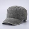 Simple Solid Color Denim Hat Pure Cotton Retro Washed Four-season Wide-brimmed Men's and Women's Hats Durable Fabric with Reinforced Construction